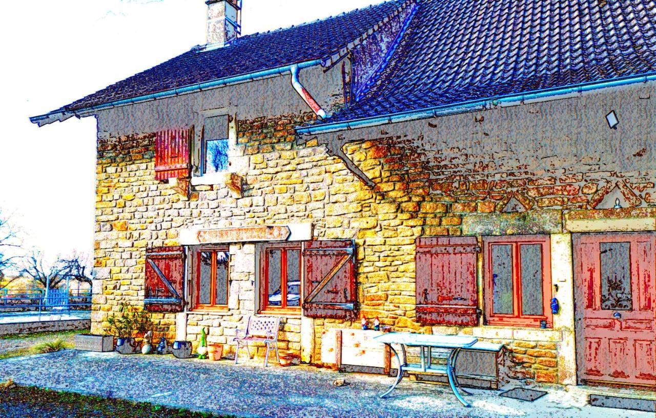 Domaine De L'Esperance, Chambre Rose Panzió Bersaillin Kültér fotó